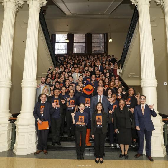 世界杯官方app and UT Health San Antonio at the Capitol in Austin, Texas